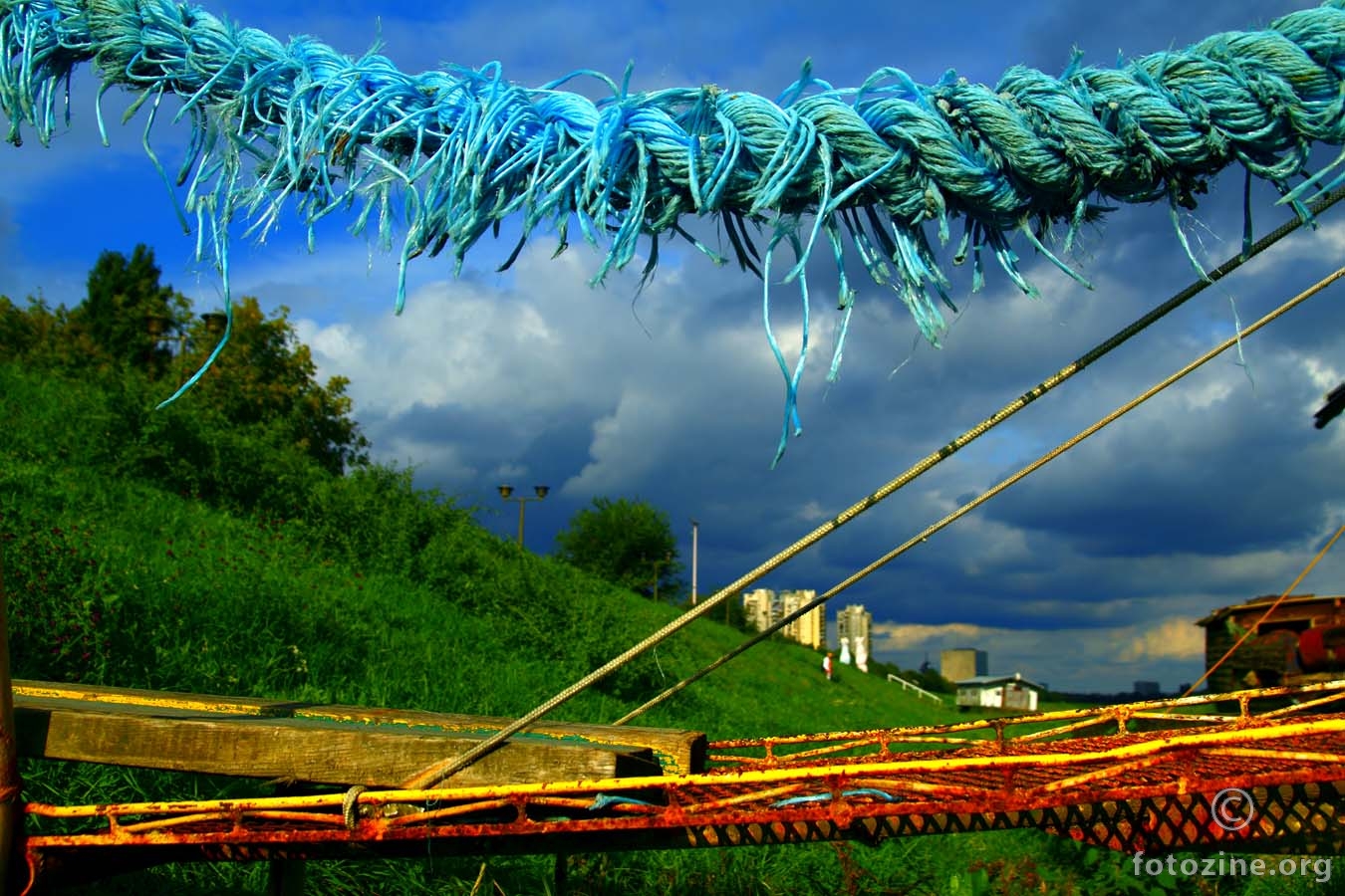 The blue rope of hope