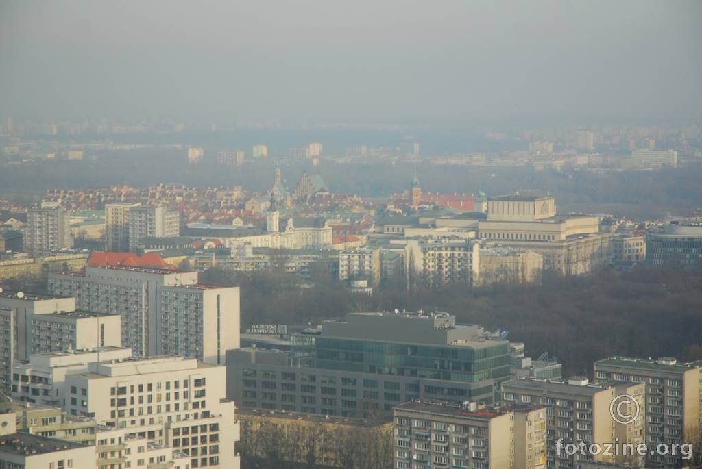 Warszawa, pogled na Stare Miasto